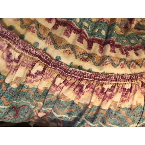 1980s-1990s FREDERICKS of HOLLYWOOD Patio South West Style Dress. S-M - Picture 9 of 10